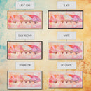 Fan Arrangement Canvas Print | Moroccan Wall Art, Chinoiserie Wall Art, Wabi Sabi Art, Light Pink Decor, Extra Wide Wall Art, Above Sofa Art