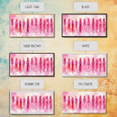 Elegant Lipsticks Display Painting as Pink Abstract Wall Art on Canvas Print, Makeup Collector Vanity or Bedroom Accent Decor