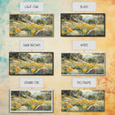 California Poppy Art Landscape Framed Canvas Print Wildflower Wall Art Rustic Decor Above Sofa Living Room Art Gift Idea