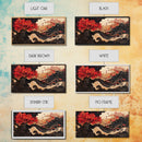 Japanese Inspired Framed Canvas Print Featuring Chinoiserie Wall Art and Autumn Tree Painting Unique Horizontal Living Room Art