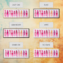 Vibrant Lipstick Shades Canvas Print, Pink Makeup Wall Art, Feminine Bedroom Decor, Whimsical Beauty Room Artwork Gift Idea