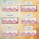 Royal Tiaras Canvas Print Pink Abstract Art Whimsical Decor Goddess Art Wall Art Bedroom Art Princess Aesthetic Horizontal Decor