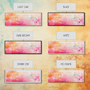 Abstract Script Canvas Print Pink Orange Wall Art Light Pastel Decor Modern Bedroom Artistic Boho Minimalist Horizontal Art