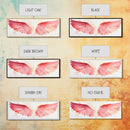 Angel Wings Canvas Print, Pink Abstract Art with Light Tones, Whimsical Zen Wall Art for Bedroom, Gift Idea for Spirituality Lovers