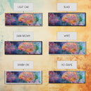 Galaxy Brain Framed Canvas Print Therapy Art Science Abstract Art Cosmic Decor Above Couch or Bed Wall Art Unique Gift for Him