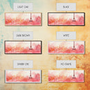 Eiffel Tower Blush Sky Canvas Print, Paris Landscape Art, Light Pink Wall Art, Romantic Artwork, Gift Idea For Her, Extra Wide Art