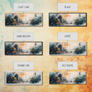 Moody Urban Streetscape Canvas Print, Lofi Art, Southwest Wall Art, Modern Cityscape Art, Above Couch Artwork, Urban Living Room Decor