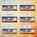 Majestic Desert Landscape Framed Canvas Print, Panoramic Painting, Southwest Wall Art, Above Bed Art, Rustic Decor, Living Room Art