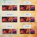 Majestic Lion Glow Framed Canvas Print, Vibrant Wall Art, Rustic Painting, Bedroom Decor, Gift Idea, Above Couch Art, Living Room Art