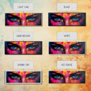 Vibrant Eyes Abstract Canvas Print, Modern Whimsical Wall Art, Colorful Art Gift Idea Bedroom Boho Artistic Expression Decor