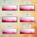 Soft Gradient Canvas Print Horizontal Light Pink Wall Art Minimalist Boho Bedroom Rustic Farmhouse Decor Above Bed Pastel Design