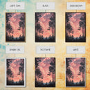 Starry forest scene painting on framed canvas print, forest at dusk painting, smoky mountain art, wabi sabi art, above couch decor