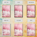 Dreamy Pink Clouds Canvas Print Light and Airy Minimalist Art Above Bed Wall Art Guest Room Decor Rustic Aesthetic Fall Accent Gift