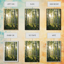 Morning Sunlight Birch Tree Art Canvas Print Natural Landscape Gift Rustic Farmhouse Vertical Artwork Home Decor Above Bed
