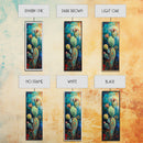 Blooming Cactus, agave painting, desert painting, southwest wall art, botanical prints, rustic wall art, floral artwork, Canvas Print
