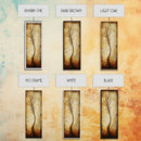 Minimalist Tree, birch tree painting, rustic wall art, farmhouse art, wabi sabi wall art, framed canvas print, vertical wall art
