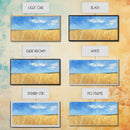 Wheat Field, landscape painting, farmhouse art, rustic wall art, extra wide art, bedroom art, framed canvas print, gift idea