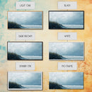 Seascape painting, coastal wall art, framed canvas print, beach painting, nautical decor, extra wide art, panoramic wall art