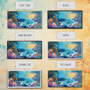 Coastal Cliff, vibrant ocean painting, surf wall art, Hawaii art, seascape painting, colorful beach art, Framed Canvas Print, extra wide art