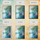 Mangrove Trees, coastal landscape art, tropical art, teal wall art, beach house decor, nautical wall art, Canvas Print, extra wide art