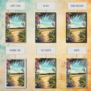 Tropical Landscape, palm tree painting, botanical prints, coastal landscape art, Canvas Print, living room art, wabi sabi wall art