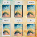 Beach Dune Painting, Coastal Landscape Art, Nautical Wall Art, Nature Wall Decor, Wabi Sabi Art, Framed Canvas Print, Bedroom Wall Art