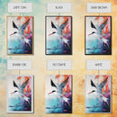 Soaring Bird Framed Canvas Print Coastal Wall Art, Seabird Painting, Ocean Blue Decor, Modern Minimalist Art, Vibrant Nature Artwork