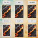 Molten Lava Flow Canvas Print Abstract Fire Art Modern Home Decor Dramatic Wall Artwork Industrial Style Accent Unique Gift Idea