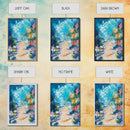 Underwater Fantasy Canvas Print Ocean Reef Wall Art, Abstract Sea Life Painting, Coastal Home Decor, Nautical Art, Beach House Decor