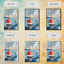 Fishing Buoy, Nautical Wall Art, Rustic Decor, Coastal Art, Ocean Art, Living Room Art, Canvas Print, Gift Idea