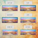 Serene Desert Sunset Path Framed Canvas Print, Southwestern Landscape Wall Art, Warm Earthy Tones, Nature Decor, Living Room Art