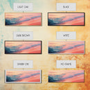 Pink Ocean Waves Canvas Print Coastal Wall Art, Beach Sunset Artwork, Modern Seascape Painting, Home Decor, Living Room Art