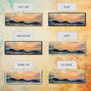 Stormy Ocean, Dramatic Sea Painting, Moody Coastal Wall Art, Nautical Decor, Canvas Print, Sunset Waves, Living Room Artwork