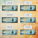 Solitary Tree, Abstract Nature, Textured Painting, Framed Canvas Print, Rustic Wall Art, Cozy Cabin Decor, Office Wall Decor