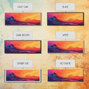 Sunset Mountains, Abstract Landscape, Canvas Print, Colorful Wall Art, Living Room Decor, Boho Art, Office Wall Art, Vibrant Painting