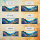 Mountain Wildflowers, Vibrant Landscape Art, Nature Painting, Cabin Wall Decor, Springtime Art, Living Room Print, Canvas Print