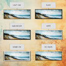 Coastal Cliff View Canvas Print Modern Landscape Painting, Minimalist Seascape Wall Art, Nature Theme Decor, Ocean View Artwork