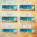 Vibrant Desert Rock Formations Wall Art, Southwest Canyon Painting, Abstract Artwork, Warm Earthy Colors, Living Room Deco