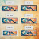 Playful Dolphin in Ocean Waves, Colorful Abstract Sea Life Art, Vibrant Marine Animal Painting, Coastal Home Decor