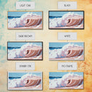 Ocean Wave, Surreal Seascape, Coastal Energy, Beach House Wall Art, Modern Nautical Decor, Blue and Pink Aesthetic, Canvas Print