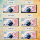 Rolling Surf, Coastal Wall Art, Wave Painting, Ocean Aesthetic, Nautical Decor, Beach House Art, Modern Abstract, Framed Canvas Print