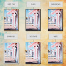 Sunset Street, Pastel Cityscape, Framed Canvas Print, Urban Decor, Impressionist Wall Art, Warm Color Palette, Stylish Living Space