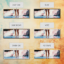 Beach Reflection, Coastal Art, Bedroom Wall Art, Framed Canvas Print, Soft Pastel Tones, Modern Painting, Boho Beach Aesthetic