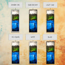 Forest Reflection, Abstract Lake Scene, Blue Green Water Art, Serene Nature Aesthetic, Unique Home Accent, Canvas Print