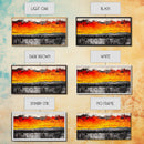 Fiery Sunset, Dramatic Sky, Abstract Landscape, Canvas Print, Modern Art, Bold Wall Decor, Warm Colors, Living Room Accent