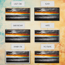 Sunset Horizon, Dramatic Sky, Abstract, Modern Nature Art, Living Room Wall Art, Framed Canvas Print, Colorful Painting, Scenic View