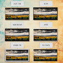 Moody Landscape Painting, Autumn Field Art, Dark Sky Nature Wall Decor, Rustic Country Home Art, Earthy Farmhouse Style, Canvas Print