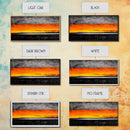 Sunset Glow, Dramatic Sky, Scenic Landscape, Bold Colors, Rustic Nature, Framed Canvas Print, Fall Decor, Living Room Wall Art