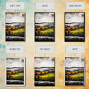 Rolling Hills, Fall Landscape, Scenic Wall Art, Canvas Print, Autumn Colors, Farmhouse Style, Rustic Decor, Warm Tones, Nature Inspired