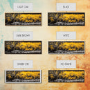 Autumn Forest, Golden Trees, Fall Landscape, Canvas Print, Rustic Wall Art, Nature Lover Decor, Warm Tones, Large Wall Art, Cozy Aesthetic